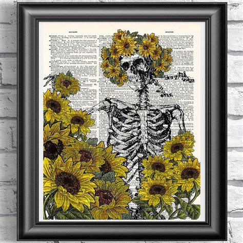 Download 337+ Skeleton Sunflowers Images